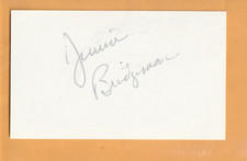 Junior Bridgeman Louisville Cardinals AUTO Signed 3x5 card Milwaukee Bucks