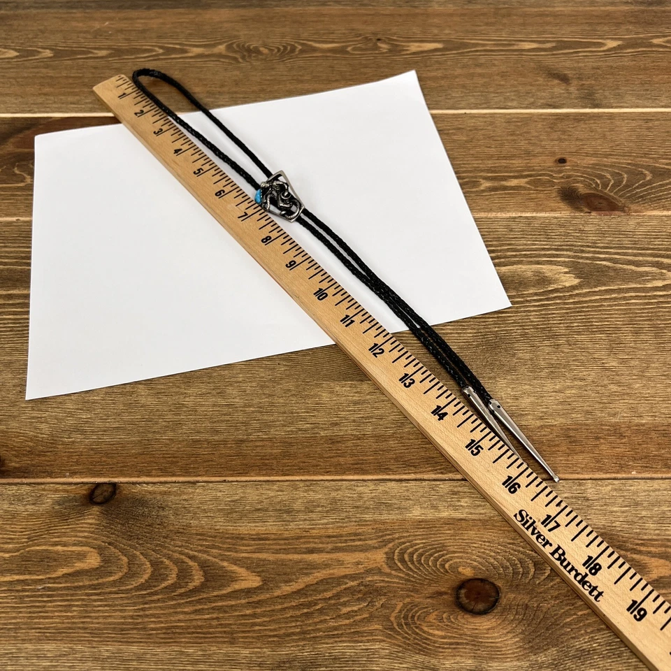 Галстук паукообразный подарки для него кожаный ковбойский галстук - Изображение 4 из 4