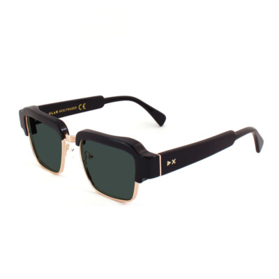 XLAB Sunglasses mod. FRASER  GLOSSY BLACK - GOLD / 6266 G15 POLARIZED