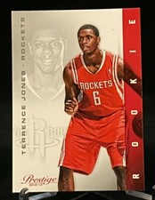 2012-13 Prestige Rookie Card #209 Terrence Jones Houston Rockets