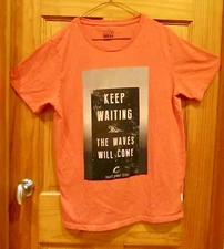 Brand: Cloud Break, Men's Inspirational Surfer Cotton T-Shirt, Sz M