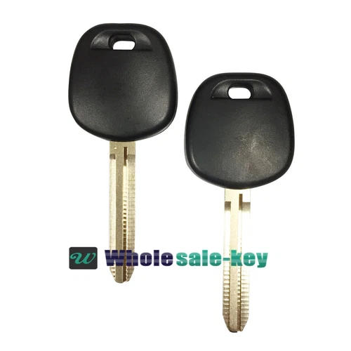 2 New Uncut Replacement Transponder Chip Key Blank for Toyota Vehicles Toy44D