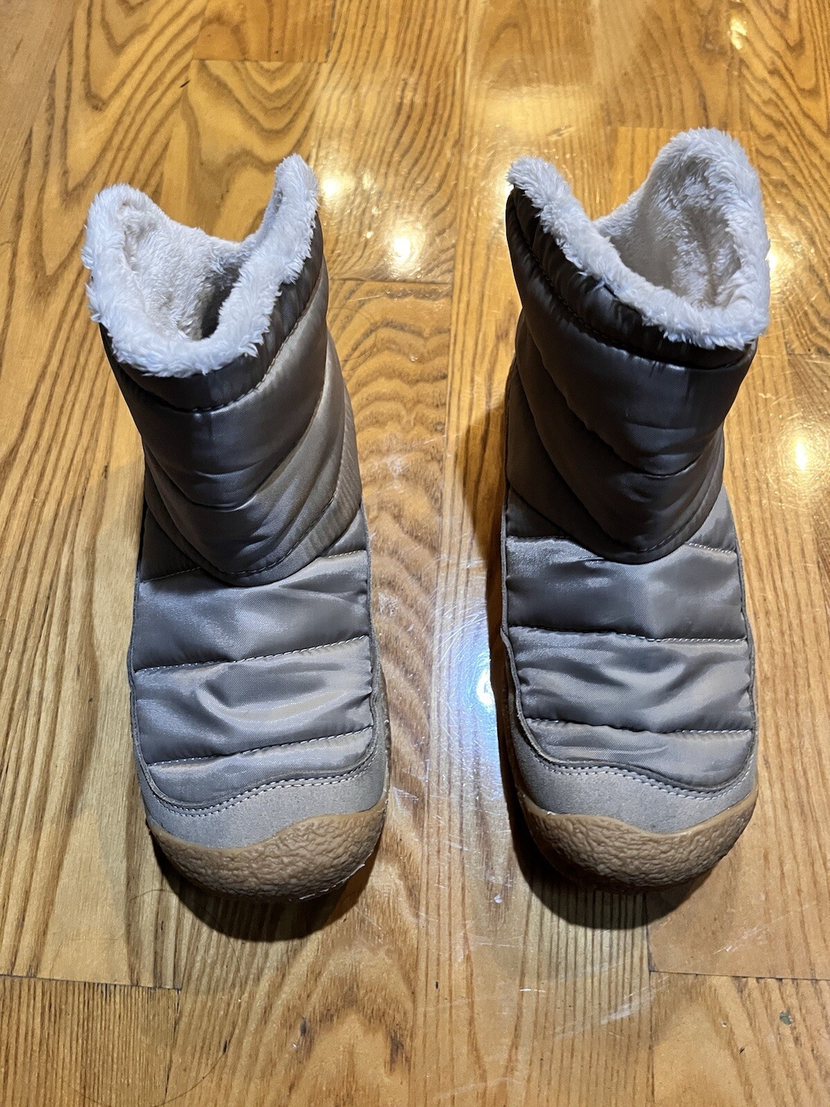 KEEN Stivaletto Donna Howser Trapuntato Accogliente Grigio 6 5 Invernale Neve Pioggia