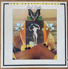 THE PRETTY THINGS - REAL PRETTY [S.F. Sorrow + Parachute] 1st U.S. 1976 2xLP EX