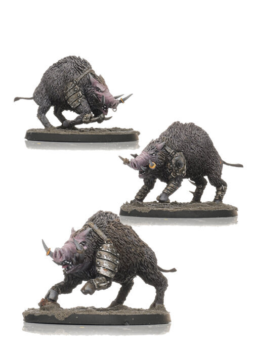 Миниатюры Щитового волка Great Boar Pack 28mm Fantasy 