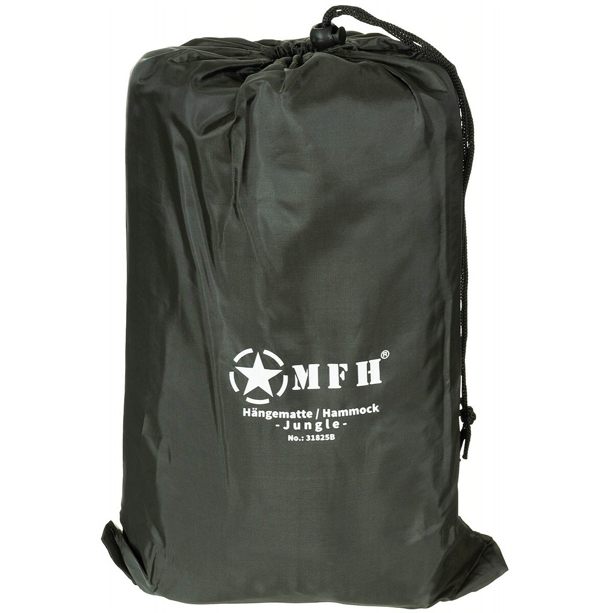 Thumbnail - Hängematte, "jungle",mit Dach, Moskitonetz, Oliv Outdoorhängematte