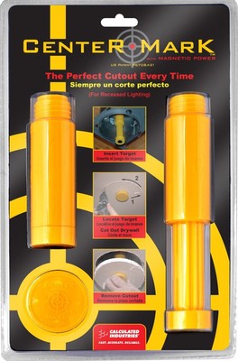 Calculated Industries 8110 Center Mark Drywall Recessed Lighting Cutout Magnetic
