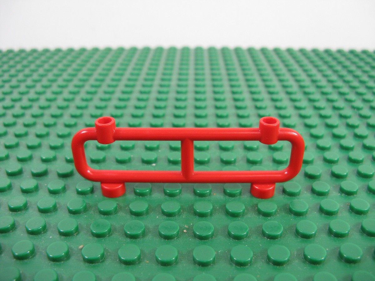 Vintage LEGO Red Bar 1 x 8 x 2 Fence Barrier 6398 6597 6338 6548
