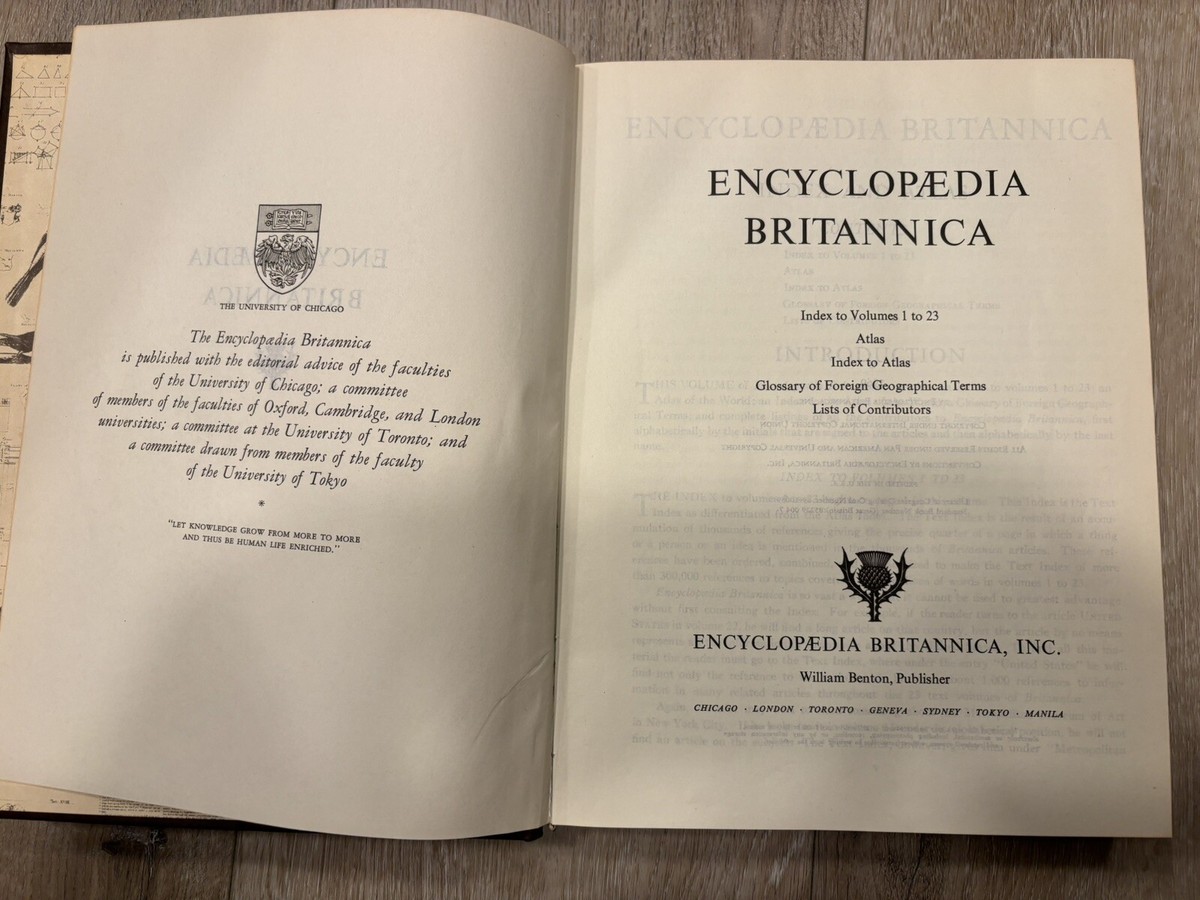 200th Anniversary Edition 1969 Encyclopedia Britannica Whole Set