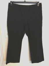 J Jill Pants Womens 16 Dark Gray Stretch Dress Pull On Elastic Waist Office