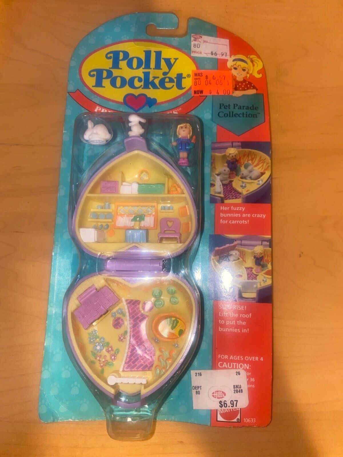 Complete 1993 Polly Pocket Cuddly Kitty Compact Pet Parade Collection,  Vintage Rare Polly Pocket, Complete in Great Condition, Bluebird Toys 