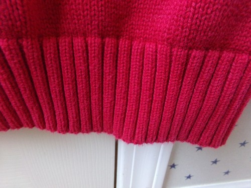 FLAWS Boys Large L RALPH LAUREN 1/4 Zip RED Sweater Cotton 14-16 SNUG $85 POLO - Picture 13 of 21