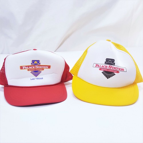 1980s Las Vegas Casino Hotel Trucker 5 Panel Snapback Caps Hats 5 Lot Vintage - Picture 8 of 12