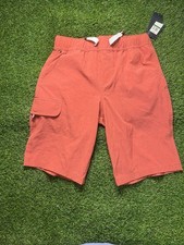 NWT Tommy Hilfiger Pull On Boys Shorts Size Large 16 18 Sangria Elastic Waist