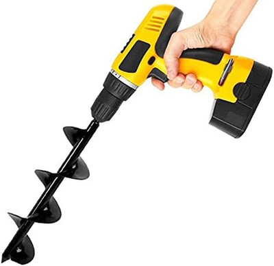 Bulb Planter, Auger Spiral, Garden Planter Tool 3 x 12 inch,Rapid Umbrella Hole 