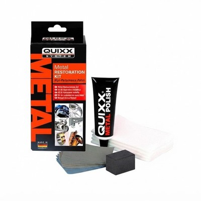 Quixx Metal Restoration Kit for Car Rims, Gold, Silver, Chrome, Stainless Steel