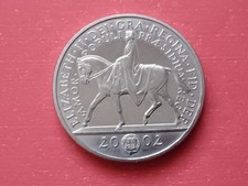 2002 UK £5 CROWN QUEEN ELIZABETH II GOLDEN JUBILEE COIN IN VERY HIGH GRADE......