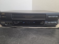 JVC HR-J63OU Hi-Fi VHS VCR 4-Head TESTED WORKING W/ Remote