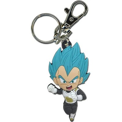 Dragon Ball Super - Chibi Super Saiyan Blue Vegeta Keychain (2'', PVC) - Great Ea