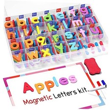 Classroom Magnetic Alphabet Letters Kit 238 Pcs with Double - Side 238PCS
