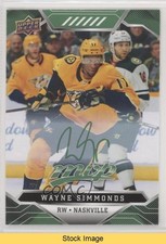 2019-20 Upper Deck MVP Green Script Wayne Simmonds #177 READ po4