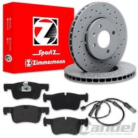 Zimmermann Sport Bremsscheiben 294Mm + BelÄGe Vorne Passend FüR Bmw 3Er G20 G21