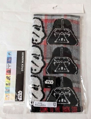 Star Wars Darth Vader Hand Towel and Sticky Note Tokyo Disney Resort