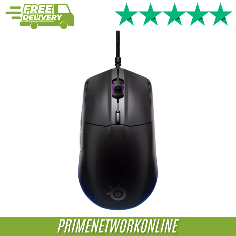 SteelSeries Rival 3 Gen 2 Wired Gaming Mouse – Black 100% ORIGINAL ⭐⭐⭐⭐⭐
