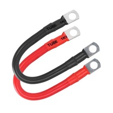 2 Awg Gauge Battery Cable Copper Car Solar Power Wire Inverter Welding 2pcs