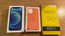 Apple iPhone 12 Mini 256GB Unlocked Smart Phone Blue - boxed - with extras 