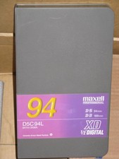 Maxell D5C94L XD 1/2" Digital 94m HD D5 D3 188m Video Tape Cassette Used