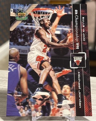 1999 Upper Deck Michael Jordan 6th Championship Jumbo #’d/700 SSP RARE
