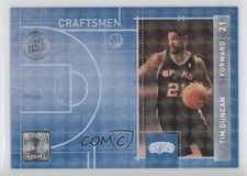 2010-11 Donruss Craftsmen Press Proof 38/100 Tim Duncan #15 HOF 1u6