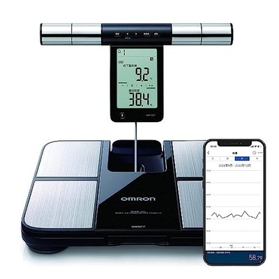 未使用 OMRON オムロン Karada Scan 703T KRD-703T OMRON Weight / Body Composition Analyzer KRD-703T Smartphone