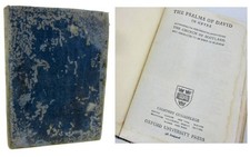 The Psalms Of David In Metre Church Of Scotland Worship Oxford Uni Press Vintage