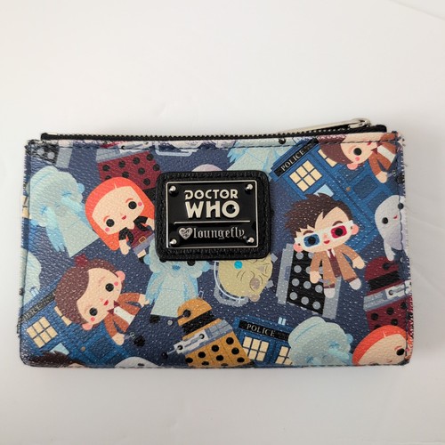 Doctor Who Chibi Loungefly Wallet Coin Purse RARE - Picture 5 of 10