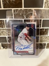 2024 Bowman Draft Payton Tolle Chrome Auto Refractor 1st Prospect #/499 Red Sox
