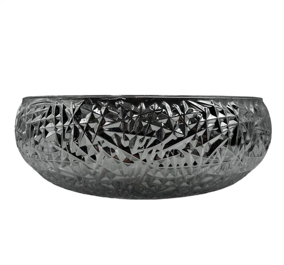 Fregadero de vaso de vidrio texturizado decorativo moderno - 400×400×160 mm  Foto 4 de 4