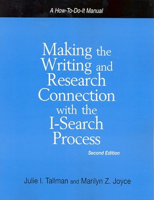 MAKING THE WRITING AND RESEARCH CONNECTION WITH THE By Julie I. Tallman