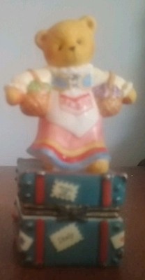 Cherished Teddies Travel The World Italy Schmuckschatulle 1998 Vintage