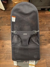 BabyBjorn Bouncer Bliss Black Mesh 2in1 4Position Baby Seat Toddler Chair 8-29lb