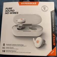 HyperGear Active True Wireless Bluetooth Earbuds White Brand New Sealed