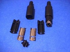 SVHS S-Video Connector Mini Din 4-Pin Male