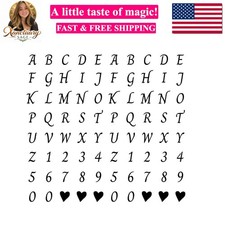 Script Letter Temporary Tattoo Alphabet   Custom Name  Date Fake Tattoos for...