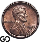 1928-S Lincoln Cent Wheat Penny, Semi-Key Date, Choice BU++ RB