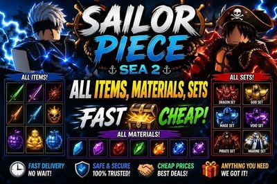  ¡¡SAILOR PIECE | SEA 2 ALL ITEMS,MATERIALS,SETS| FAST | CHEAP!!