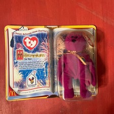 Ty McDonald  s Teenie Beanie Baby Millenium The Bear 1999 NEW IN BOX