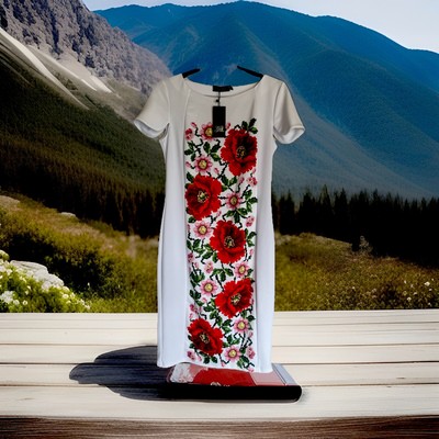 Kleid mit Blumen