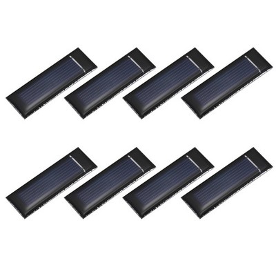 8stk 0,5V 0,08W 0,16A Mini-Solarmodule, Solar-Photovoltaikzellen, 2,08'' x 0,7''