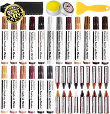 Furniture Repair Kit, 18 Colors Touch up Markers and Wood Filler Sticks with Woo